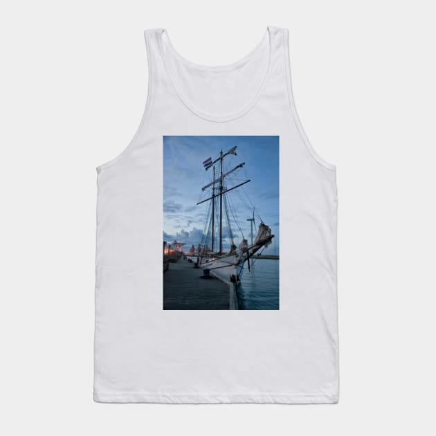 Tall Ship docked for the night Tank Top by Violaman